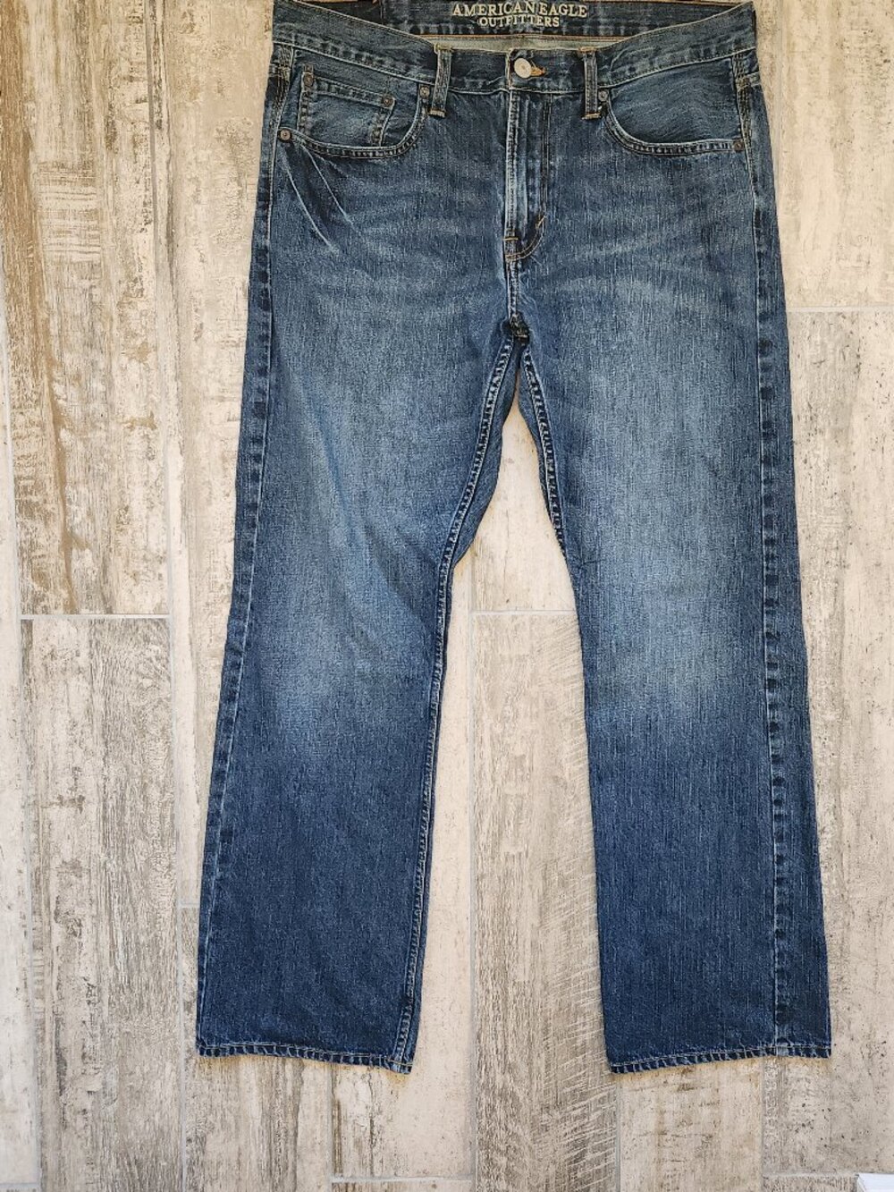 AE American Eagle Mens Bootcut Jean 34x32 Blue (36x31)